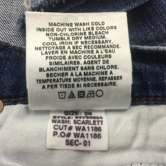 Joe's Jeans Denim Mini Skirt Distressed Stretch 29 - Picture 8 of 10